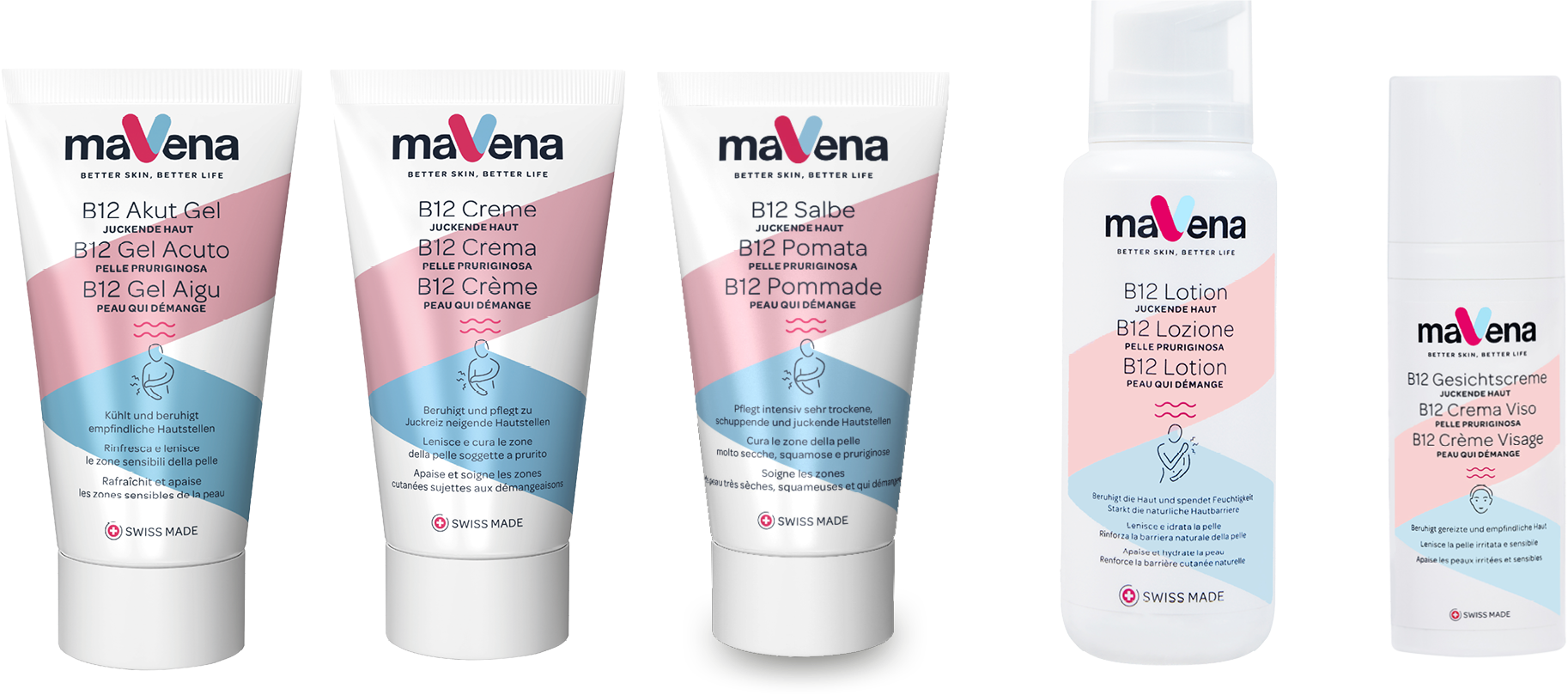 Produkte Mavena juckende Haut B12